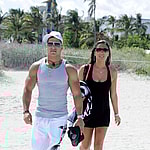 Jersey Shore cast members Sammi quot Sweetheart quot Giancola and Ronnie Ortiz-Magro show PDA on the beach in Miami