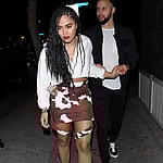 Stephen Curry and Ayesha Curry grab dinner at the Delilah restaurant