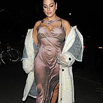 Celebrities seen leaving Chiltern Firehouse following an afterparty for the British Fashion Awards 2022 The party ended at 5am
