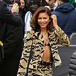 Celebrities attending the Louis Vuitton fashion show in Paris