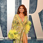 Chrissy Teigen at 2023 Vanity Fair Oscar Party Hosted By Radhika Jones - Arrivals