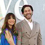 Kaley Cuoco and Tom Pelphrey at the Love &Death TV Series Premiere at the Directors Guild of America on April 26, 2023 in Los Angeles