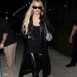Khloe Kardashian leave dinner together at Osteria Mozza Italian Restaurant in Hollywood,
