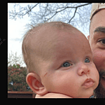 Bartise Bowden and his son Hayden