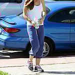 Minka Kelly is seen going to a police training facility to train for her new television series quot Charlie apos s Angels quot in Miami Beach