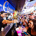 Mark Wahlberg Bartends At Circa Las Vegas, Serving Tequila To Thousands On Memorial Day