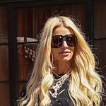 Jessica Simpson seen leaving her hotel this afternoon in New York City