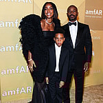 Kelly Rowland and Tim Witherspoon at the 2022 amfAR Gala Los Angeles