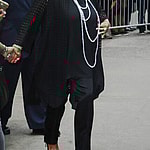 Patti LaBelle enters the 'Good Morning America' taping at the ABC Times Square Studios