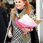 Duchess of York Sarah FERGUSON at Europe 1 radio studios