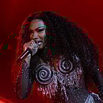 Megan Thee Stallion performs the Los Angeles Gay Pride for Christopher Street in DTLA's Historic Park