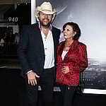Toby Keith and Tricia Lucus attend Los Angeles Premiere of Warner Bros. Pictures' 'The Mule'
