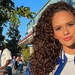 Madison Pettis poses for the camera.