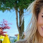 Veronika Rajek poses for the camera.