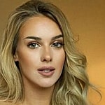 Veronika Rajek poses for the camera.