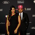 Kirsten Corley and Chance the Rapper at Clive Davis' 2020 Pre-Grammy Gala