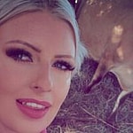 Brittney Woods takes a selfie.