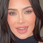 Kim Kardashian close up