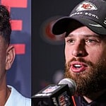Patrick Mahomes (left) Harrison Butker (right)