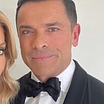 Kelly Ripa and Mark Consuelos pose together