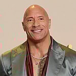 Dwayne Johnson in silver tux at Oscars 2023