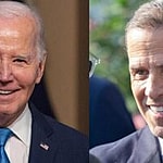 Joe Biden (left) Hunter Biden (right)