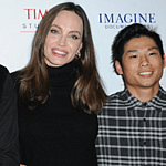 Angelina Jolie, Pax Jolie-Pitt, Brad Pitt