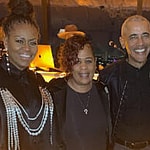 A photo posted by Martin Lawrence of his hangout with The Obamas before their Kamala harris endorsement