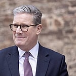 Sir Keir Starmer smiling during an interview on 30th May 2024.