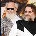 Donald Trump (left) Kyle Gass and Jack Black (right)