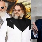 Kyle Gass and Jack Black (left) Donald Trump (right)