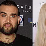 A collage of Weston Cage and his mom Christina Fulton's portraits