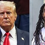 Donald Trump (left) Waka Flocka (right)