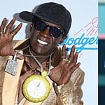 Flavor Flav (left) Jordan Chiles (right)