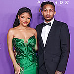 Halle Bailey and DDG at 55th Annual NAACP Image Awards