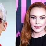 Jamie Lee Curtis (left) Lindsay Lohan (right)