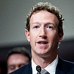 Mark Zuckerberg at a Senate Judiciary Committee Hearing