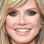 Heidi Klum smiles close up