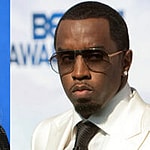 A photo collage of Kesha and Diddy