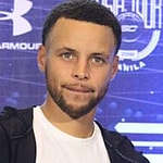 Steph Curry waving