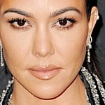 Kourtney Kardashian close up
