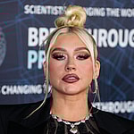 LOS ANGELES, CALIFORNIA, USA - APRIL 15: 9th Annual Breakthrough Prize Ceremony held at the Academy Museum of Motion Pictures on April 15, 2023 in Los Angeles, California, United States. 16 Apr 2023 Pictured: Christina Aguilera. Photo credit: Xavier Collin/Image Press Agency / MEGA TheMegaAgency.com +1 888 505 6342 (Mega Agency TagID: MEGA969592_027.jpg) [Photo via Mega Agency]