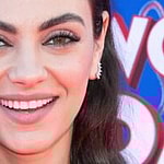 Mila Kunis smiling close up