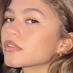 Zendaya poses close up