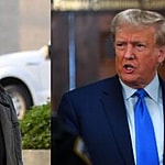 Bill Maher, Donald Trump photo collage