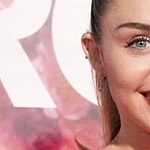 Miley Cyrus smiling close up
