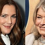 Drew Barrymore (left) Martha Stewart (right)