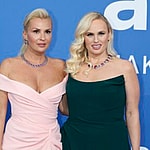 Ramona Agruma and Rebel Wilson attend amfAR Gala Cannes 2023