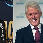James Patterson (left) Bill Clinton (right)