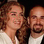 Brooke Shields and Andre Agassi